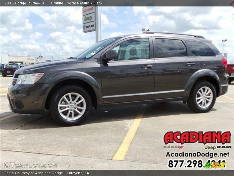 Granite Crystal Metallic / Black 2016 Dodge Journey SXT