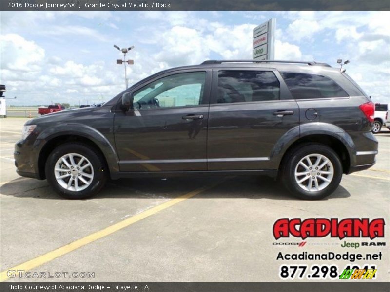 Granite Crystal Metallic / Black 2016 Dodge Journey SXT