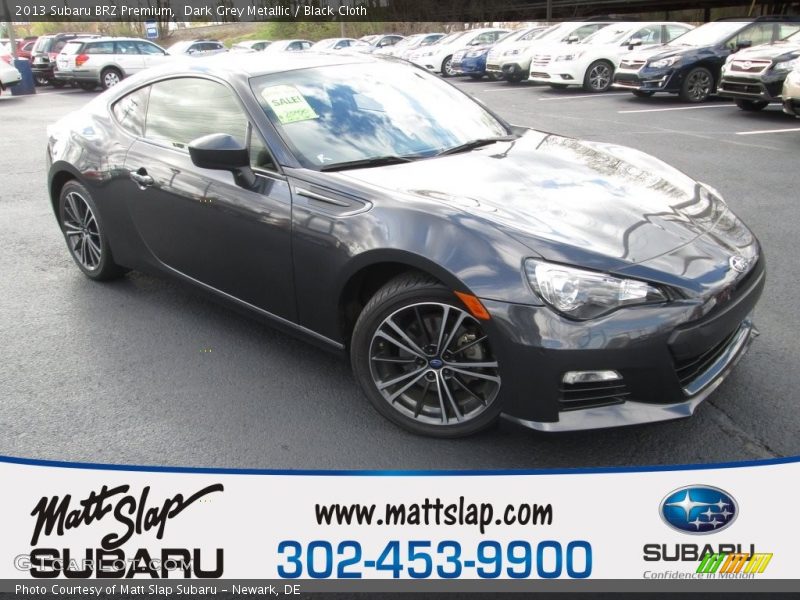 Dark Grey Metallic / Black Cloth 2013 Subaru BRZ Premium