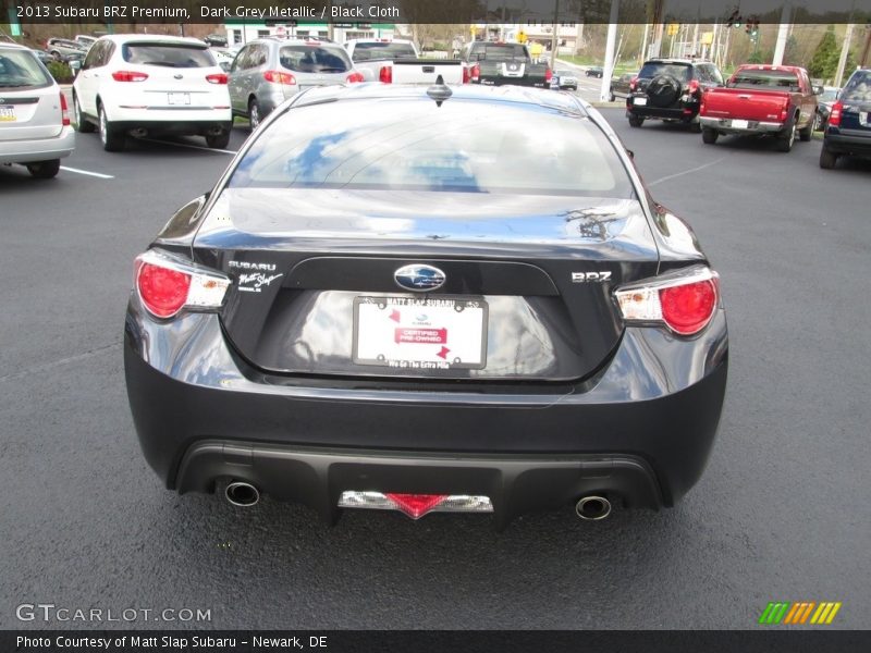 Dark Grey Metallic / Black Cloth 2013 Subaru BRZ Premium