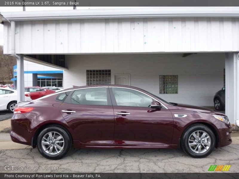  2016 Optima LX 1.6T Sangria