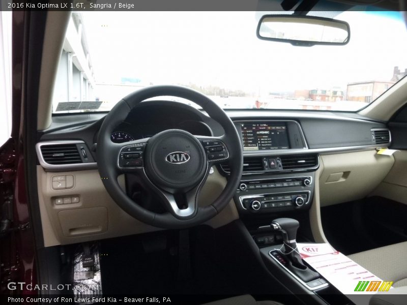 Sangria / Beige 2016 Kia Optima LX 1.6T