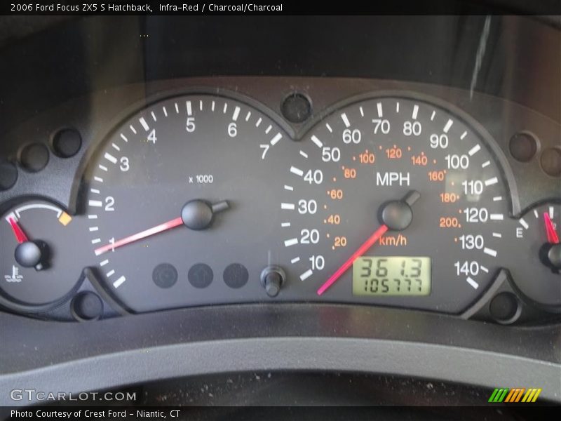 Infra-Red / Charcoal/Charcoal 2006 Ford Focus ZX5 S Hatchback