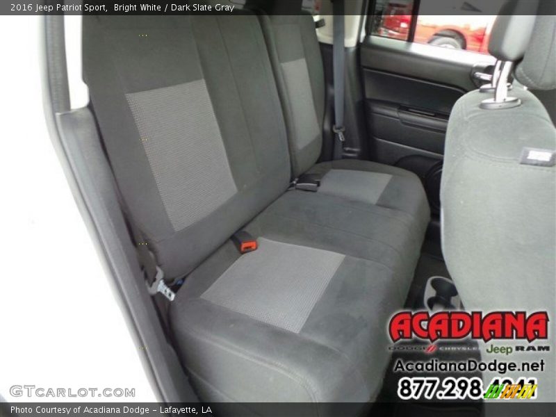 Bright White / Dark Slate Gray 2016 Jeep Patriot Sport