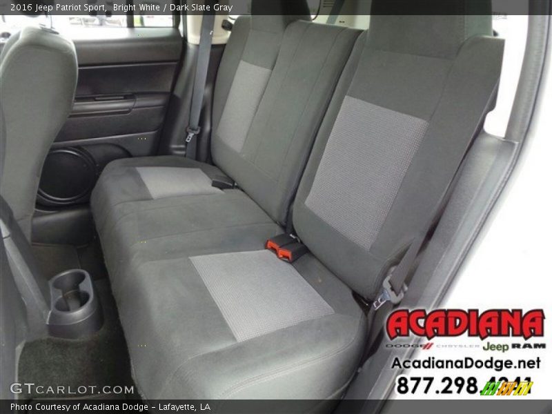 Bright White / Dark Slate Gray 2016 Jeep Patriot Sport