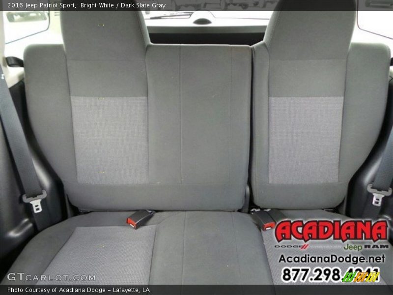 Bright White / Dark Slate Gray 2016 Jeep Patriot Sport