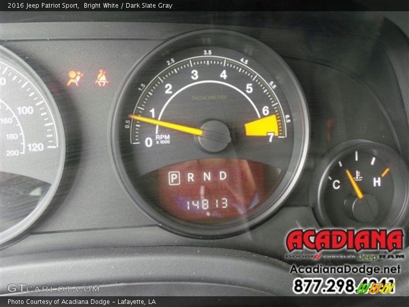 Bright White / Dark Slate Gray 2016 Jeep Patriot Sport