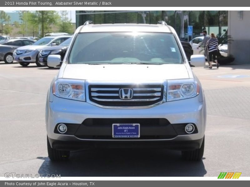 Alabaster Silver Metallic / Black 2013 Honda Pilot Touring
