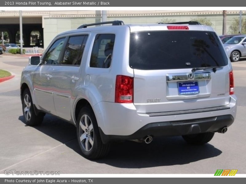 Alabaster Silver Metallic / Black 2013 Honda Pilot Touring