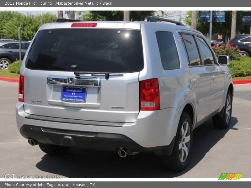 Alabaster Silver Metallic / Black 2013 Honda Pilot Touring