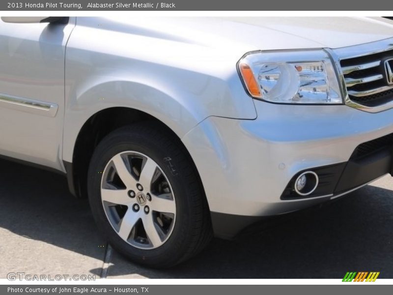 Alabaster Silver Metallic / Black 2013 Honda Pilot Touring