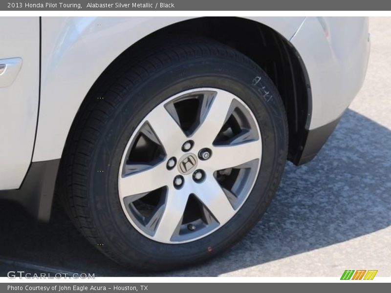 Alabaster Silver Metallic / Black 2013 Honda Pilot Touring