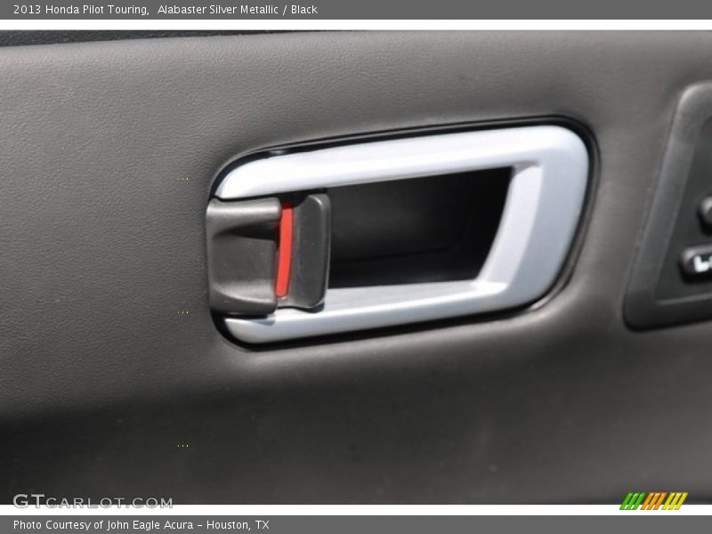 Alabaster Silver Metallic / Black 2013 Honda Pilot Touring