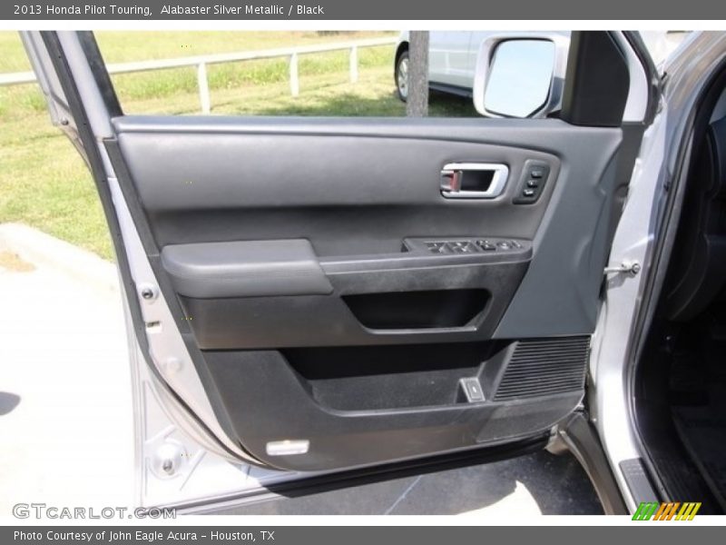 Alabaster Silver Metallic / Black 2013 Honda Pilot Touring