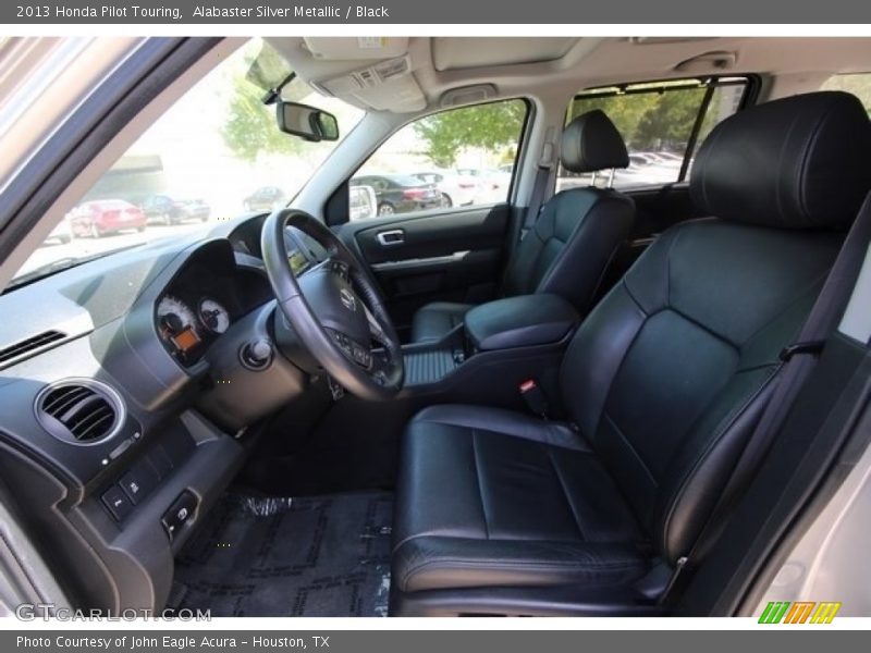 Alabaster Silver Metallic / Black 2013 Honda Pilot Touring