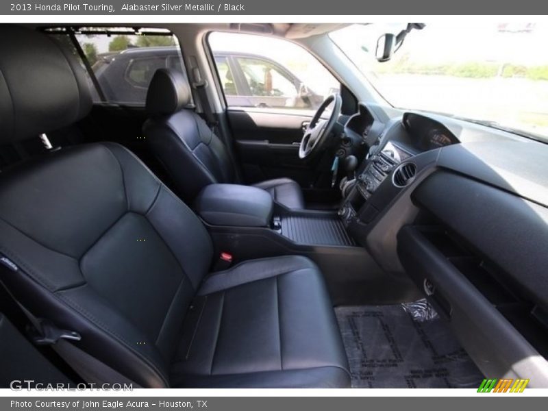Alabaster Silver Metallic / Black 2013 Honda Pilot Touring