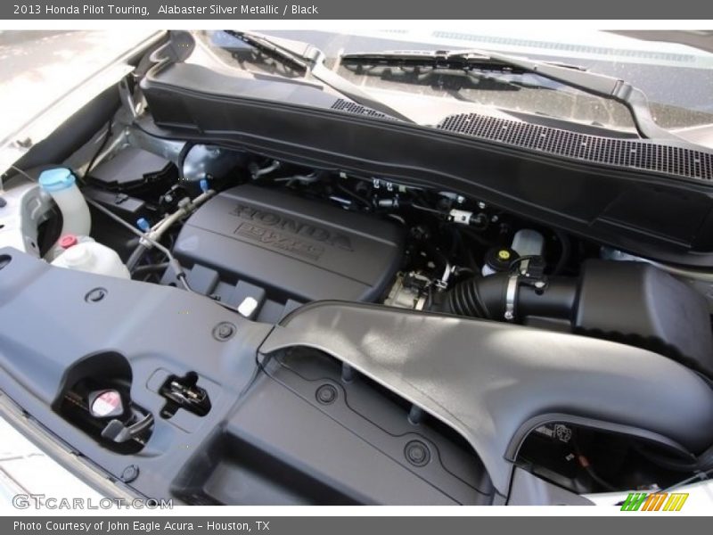 Alabaster Silver Metallic / Black 2013 Honda Pilot Touring