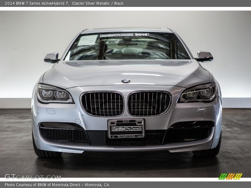 Glacier Silver Metallic / Black 2014 BMW 7 Series ActiveHybrid 7