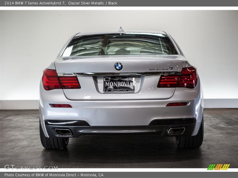 Glacier Silver Metallic / Black 2014 BMW 7 Series ActiveHybrid 7