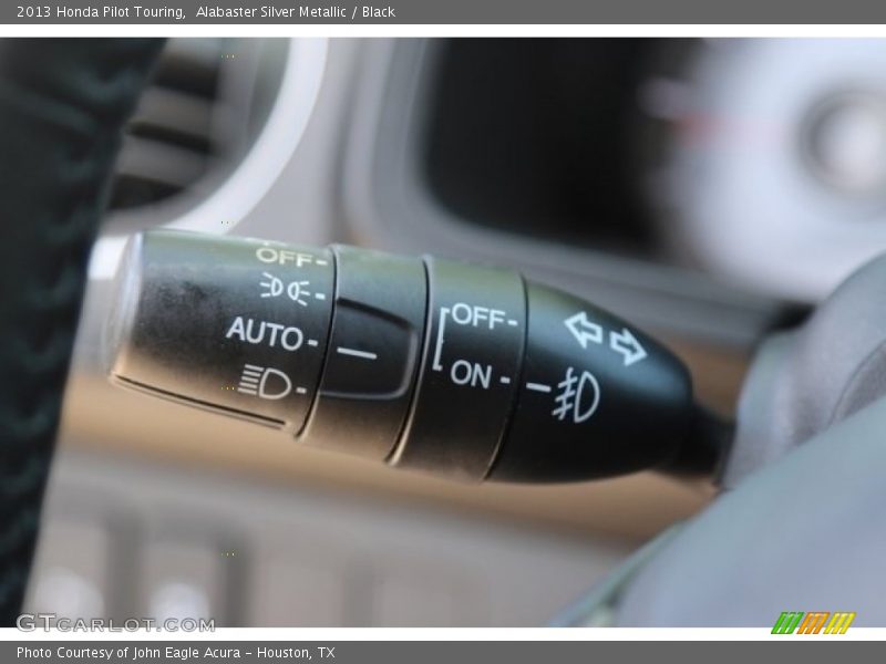 Alabaster Silver Metallic / Black 2013 Honda Pilot Touring