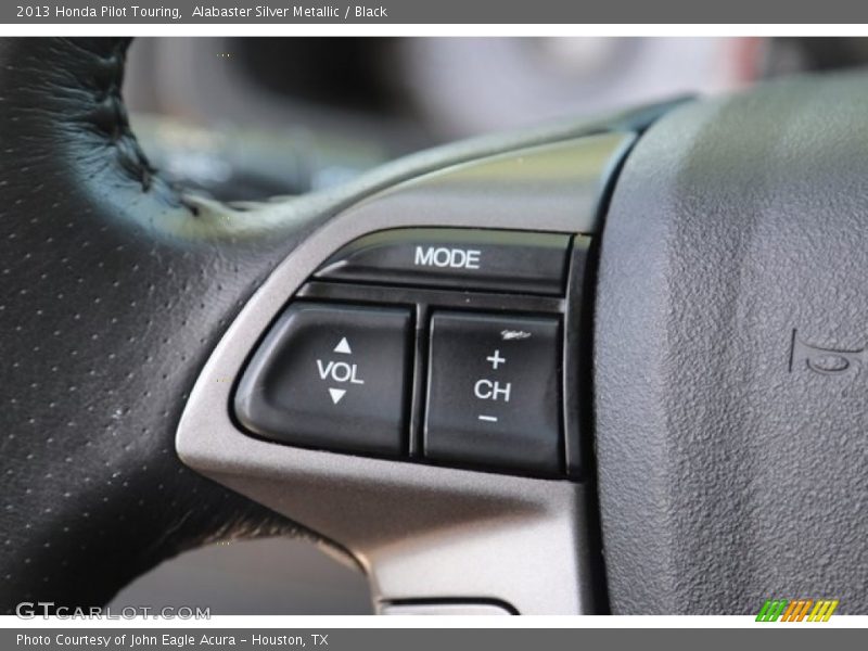 Alabaster Silver Metallic / Black 2013 Honda Pilot Touring