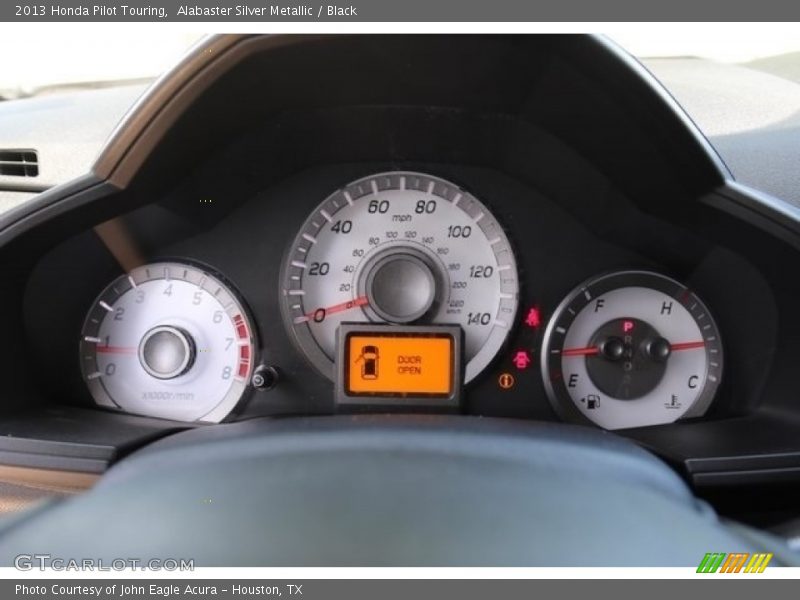 Alabaster Silver Metallic / Black 2013 Honda Pilot Touring