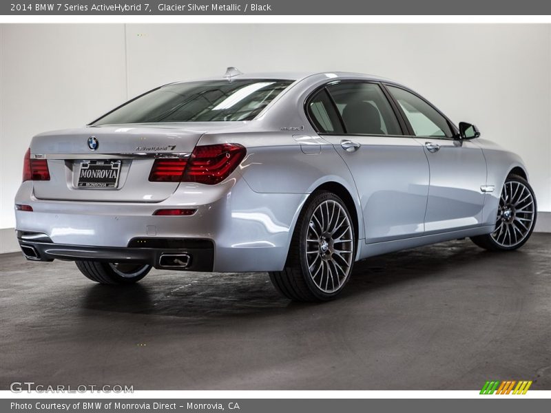Glacier Silver Metallic / Black 2014 BMW 7 Series ActiveHybrid 7