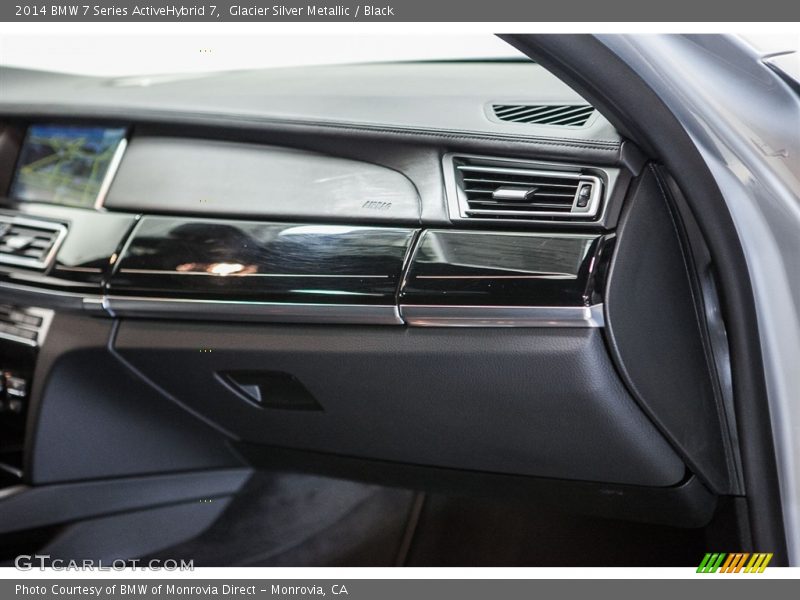Glacier Silver Metallic / Black 2014 BMW 7 Series ActiveHybrid 7