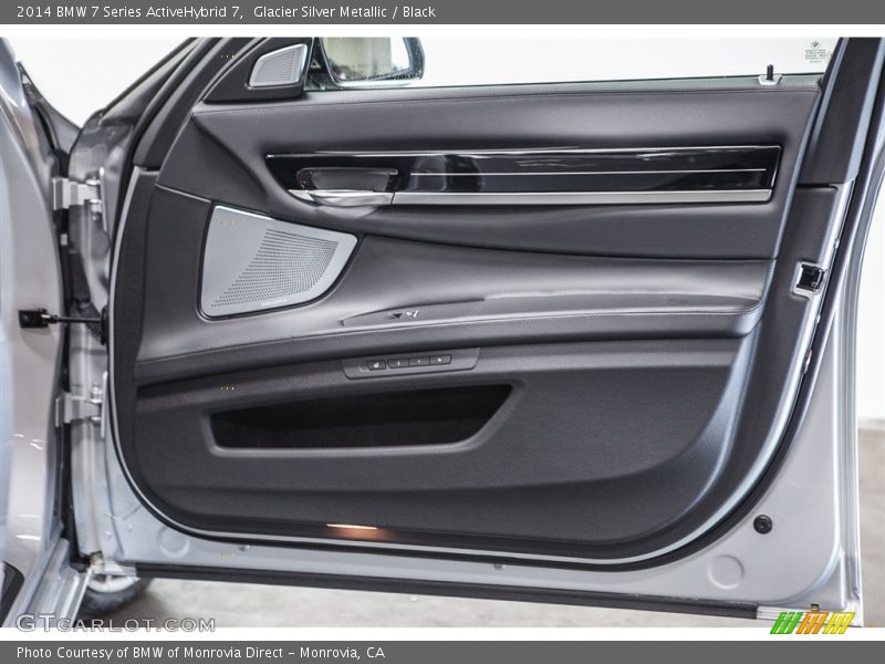 Glacier Silver Metallic / Black 2014 BMW 7 Series ActiveHybrid 7