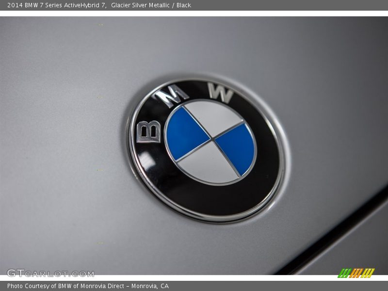 Glacier Silver Metallic / Black 2014 BMW 7 Series ActiveHybrid 7