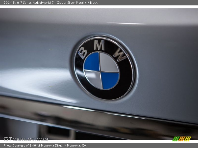 Glacier Silver Metallic / Black 2014 BMW 7 Series ActiveHybrid 7