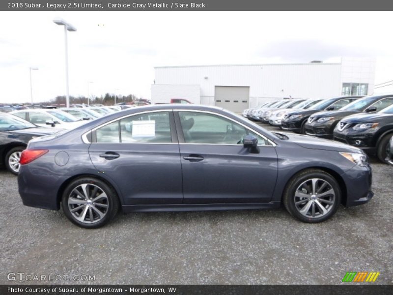 Carbide Gray Metallic / Slate Black 2016 Subaru Legacy 2.5i Limited