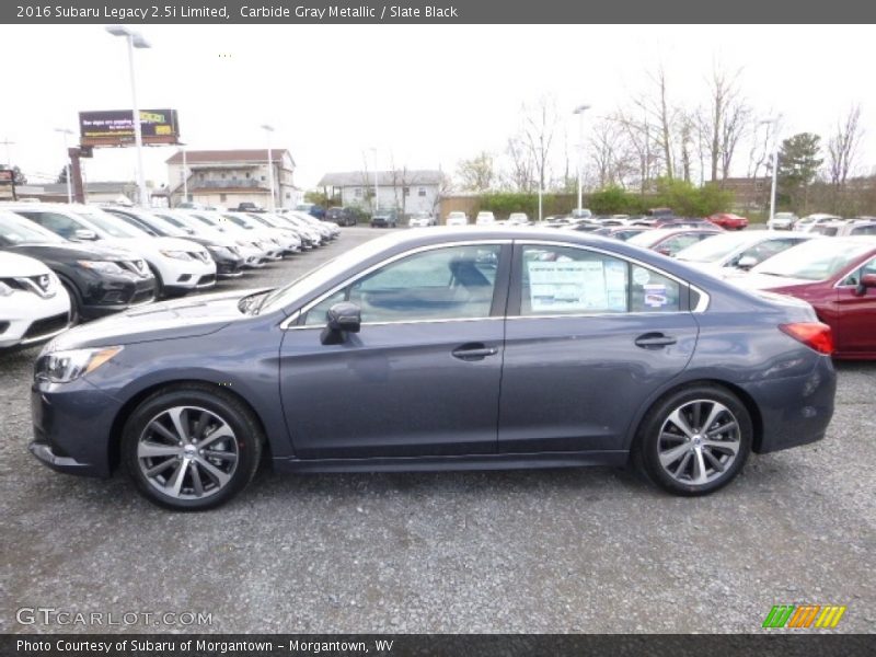 Carbide Gray Metallic / Slate Black 2016 Subaru Legacy 2.5i Limited