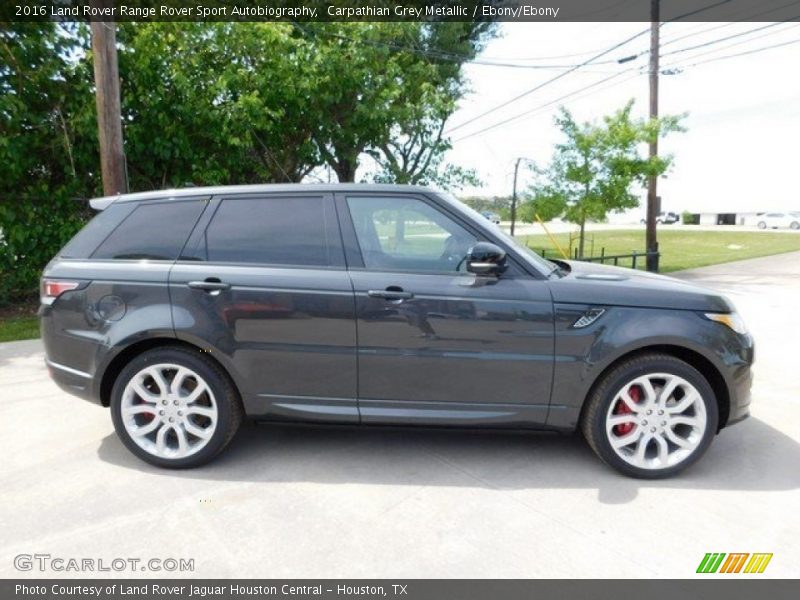Carpathian Grey Metallic / Ebony/Ebony 2016 Land Rover Range Rover Sport Autobiography
