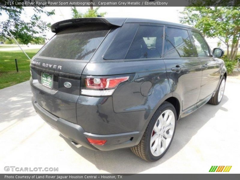 Carpathian Grey Metallic / Ebony/Ebony 2016 Land Rover Range Rover Sport Autobiography