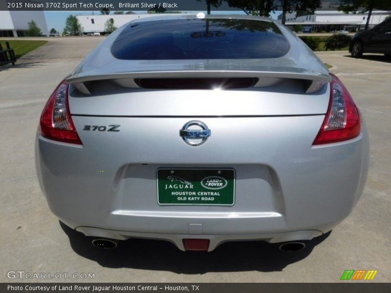 Brilliant Silver / Black 2015 Nissan 370Z Sport Tech Coupe