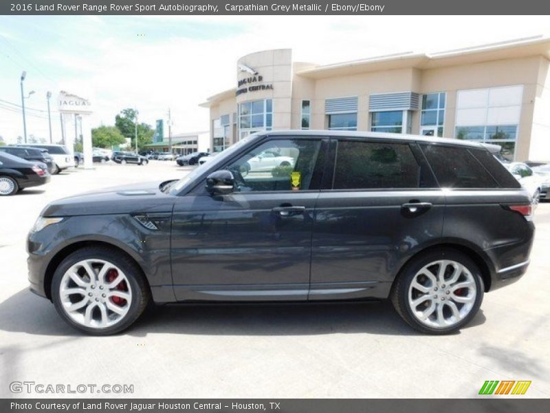 Carpathian Grey Metallic / Ebony/Ebony 2016 Land Rover Range Rover Sport Autobiography