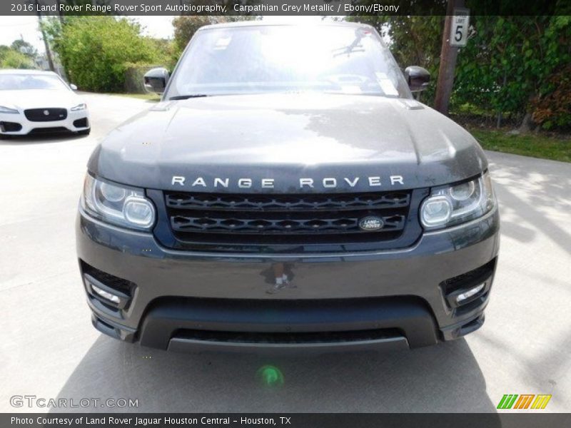 Carpathian Grey Metallic / Ebony/Ebony 2016 Land Rover Range Rover Sport Autobiography