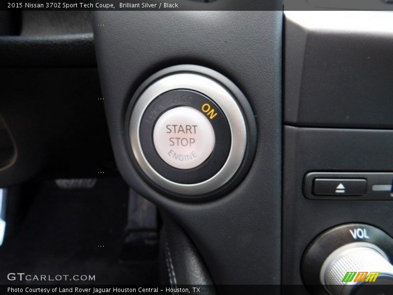 Brilliant Silver / Black 2015 Nissan 370Z Sport Tech Coupe