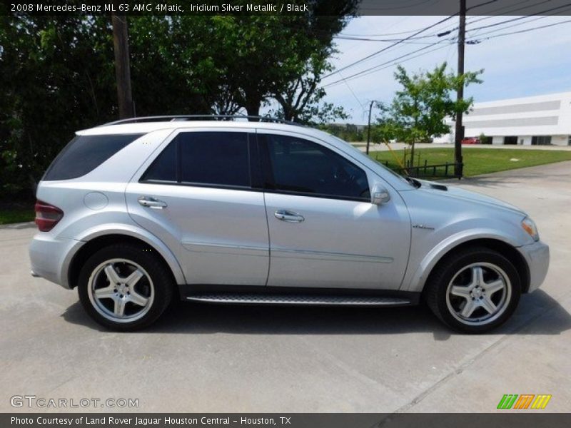 Iridium Silver Metallic / Black 2008 Mercedes-Benz ML 63 AMG 4Matic