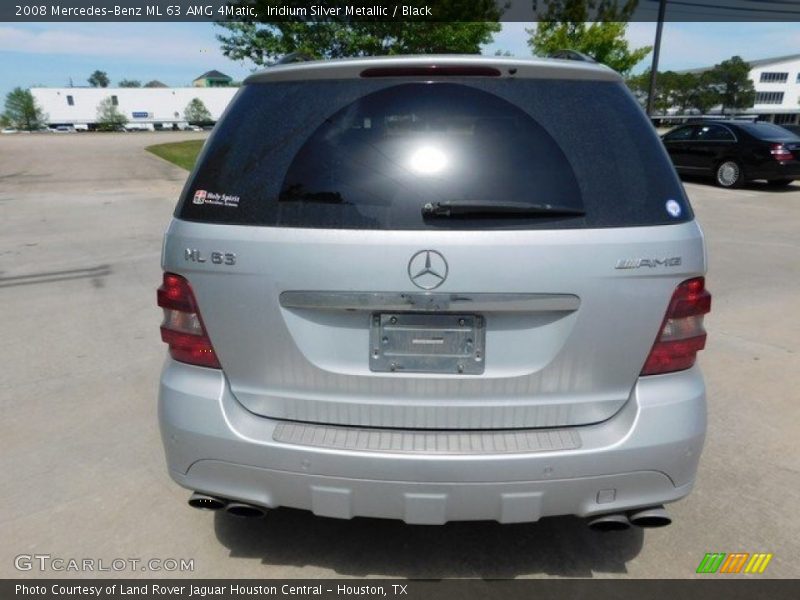 Iridium Silver Metallic / Black 2008 Mercedes-Benz ML 63 AMG 4Matic