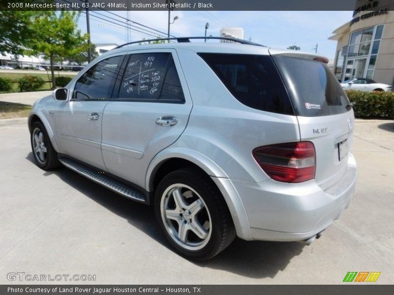 Iridium Silver Metallic / Black 2008 Mercedes-Benz ML 63 AMG 4Matic