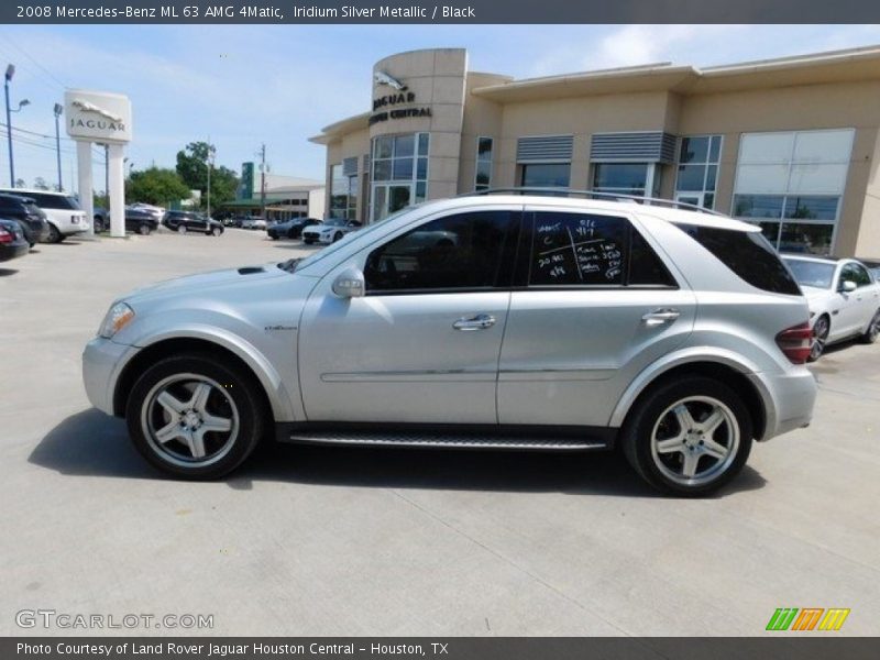 Iridium Silver Metallic / Black 2008 Mercedes-Benz ML 63 AMG 4Matic