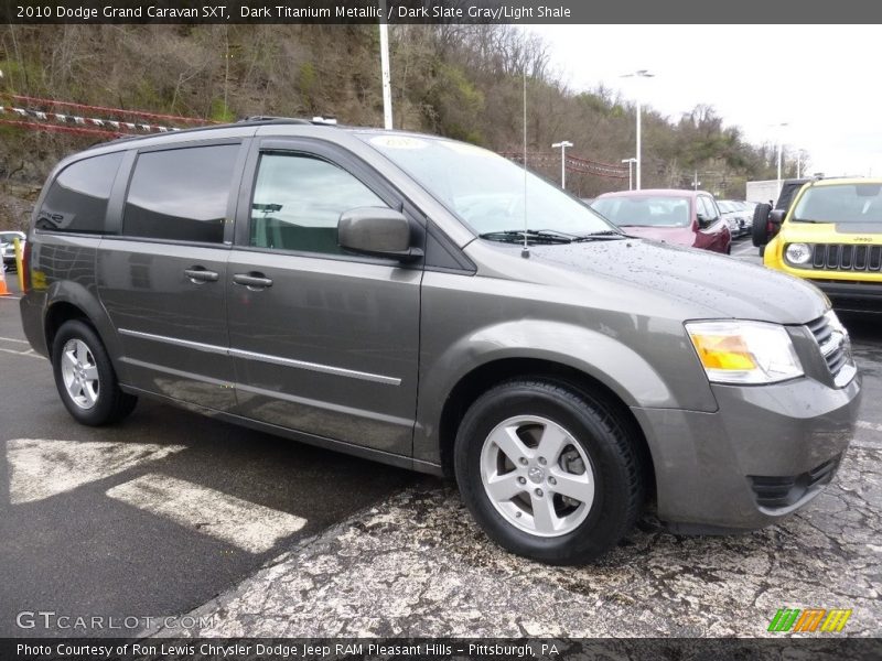 Dark Titanium Metallic / Dark Slate Gray/Light Shale 2010 Dodge Grand Caravan SXT