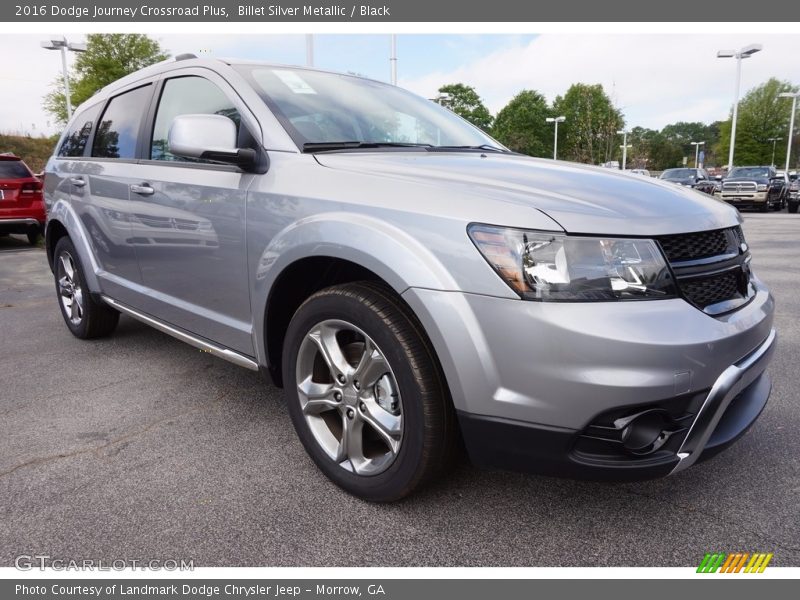 Billet Silver Metallic / Black 2016 Dodge Journey Crossroad Plus