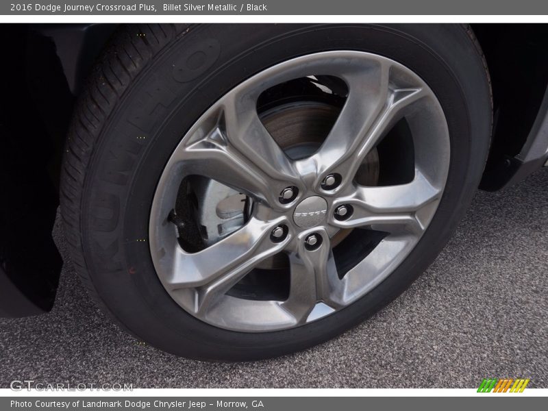 Billet Silver Metallic / Black 2016 Dodge Journey Crossroad Plus