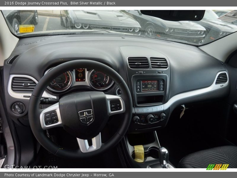 Billet Silver Metallic / Black 2016 Dodge Journey Crossroad Plus