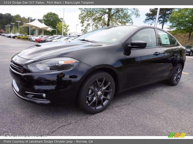 Pitch Black / Black/Light Tungsten 2016 Dodge Dart SXT Rallye