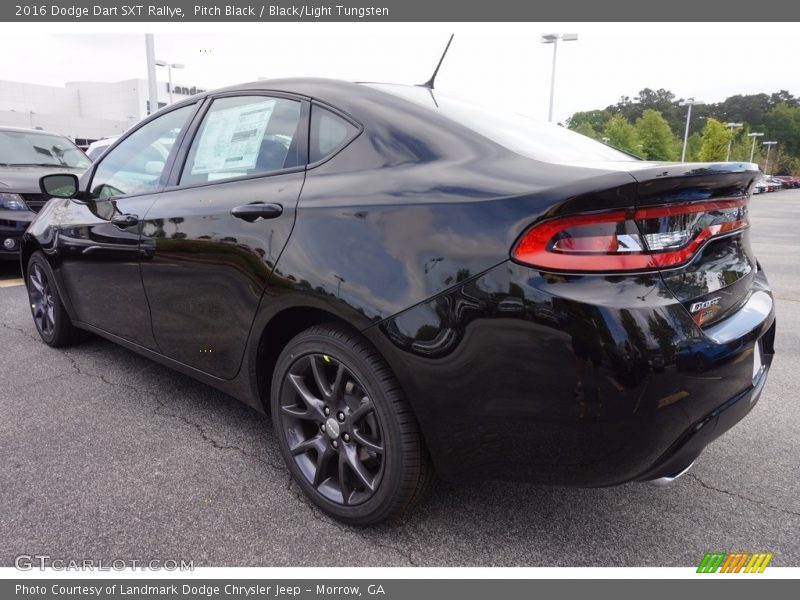 Pitch Black / Black/Light Tungsten 2016 Dodge Dart SXT Rallye