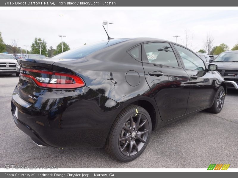 Pitch Black / Black/Light Tungsten 2016 Dodge Dart SXT Rallye